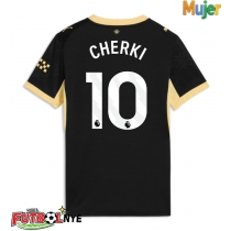Camiseta Manchester City Rayan Cherki #10 Visitante Equipación para mujer 2026-27 manga corta